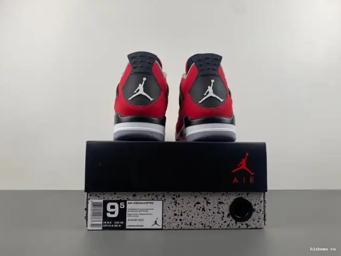 Rep Kickmax Bravo 4 308497-603 Jordan Retro Toro 0404